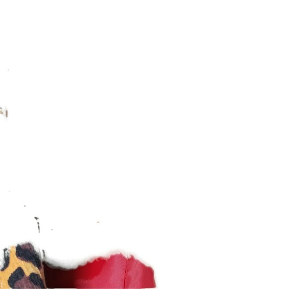 Larry Levine Stretch Plus size Blazer Size 18W Corduroy Cheetah Red Lined - Picture 3 of 5